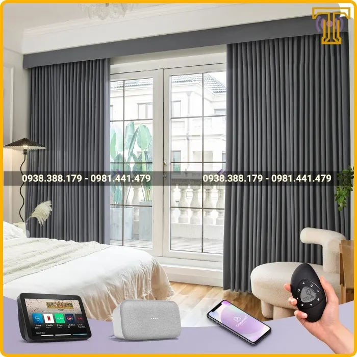 20+ mẫu rèm tự động đẹp, hiện đại & sang trọng