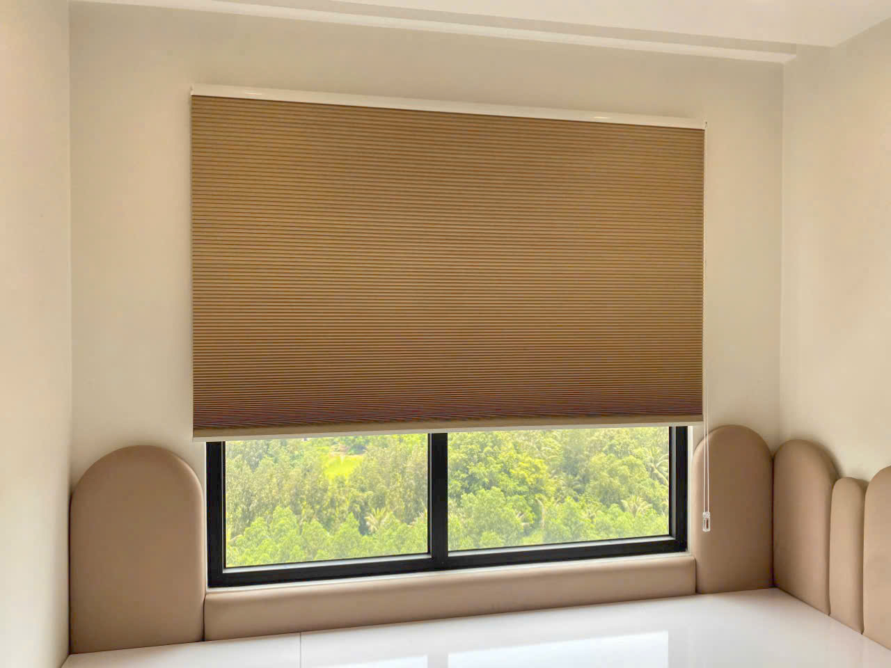 Rèm Tổ ong kéo dây - tự động