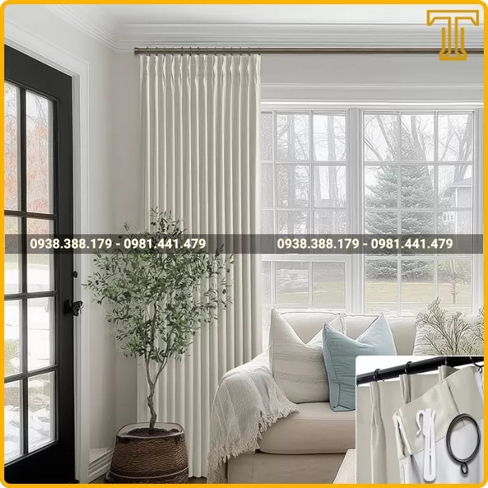 Cách chọn rèm cửa sổ cho phòng khách tinh tế & hiện đại