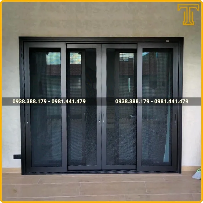 Cửa Lưới Chống Muỗi Xếp Biệt Thự