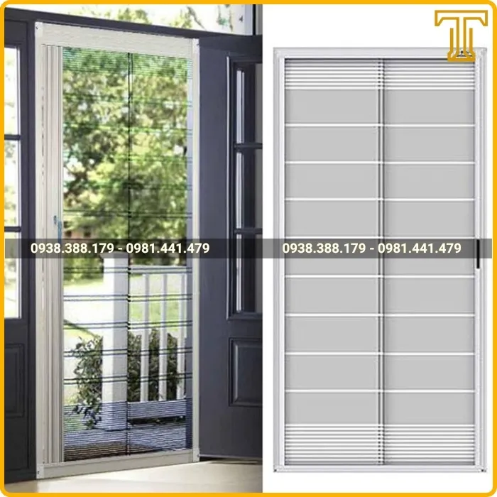 Cửa Lưới Chống Muỗi Xếp Sợi Thủy Tinh