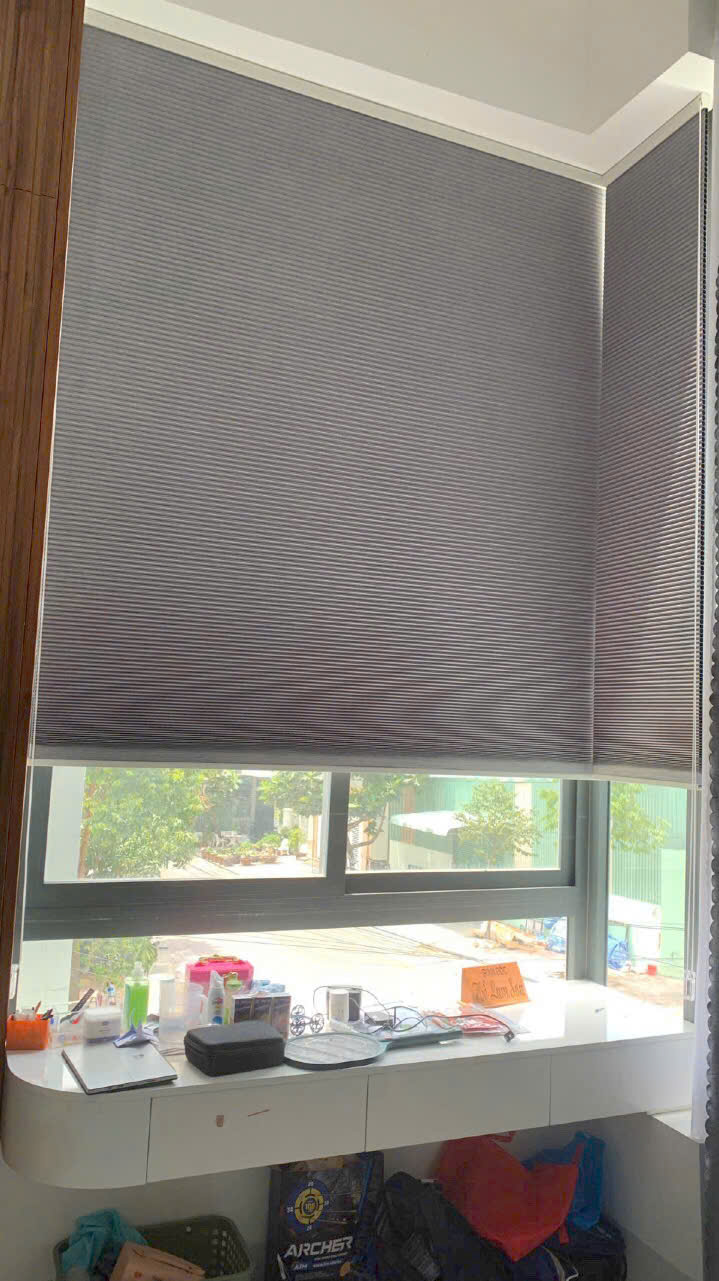 Rèm Tổ ong kéo dây - tự động