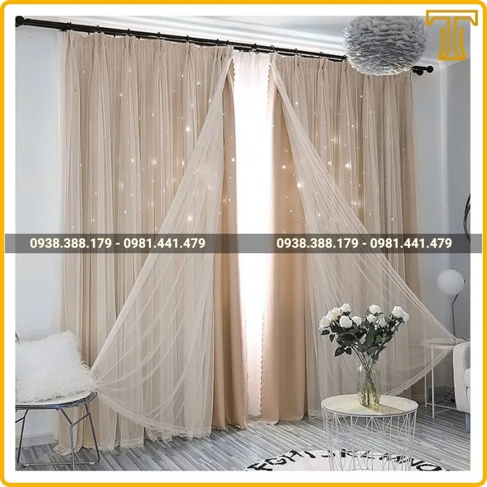Rèm Cửa Sổ 2 Lớp Biệt Thự
