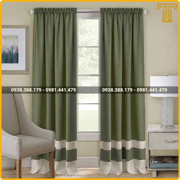 Rèm Cửa Sổ 2 Lớp Vải Bố