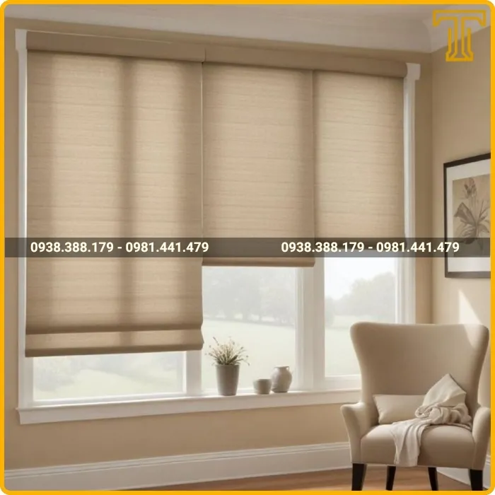 Rèm Cuốn Polyester Văn Phòng