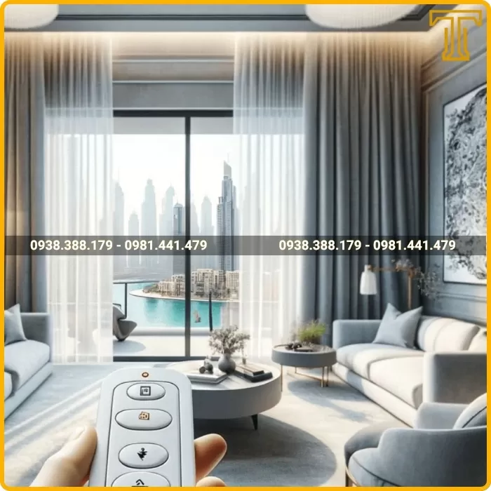 Rèm tự động cho khách sạn – Tăng tính sang trọng & hiện đại