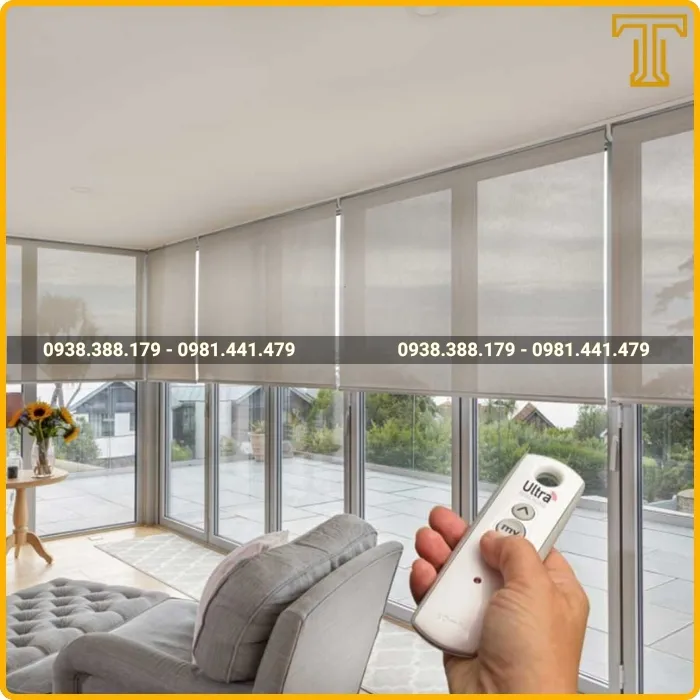 Rèm Tự Động Văn Phòng Hiện Đại