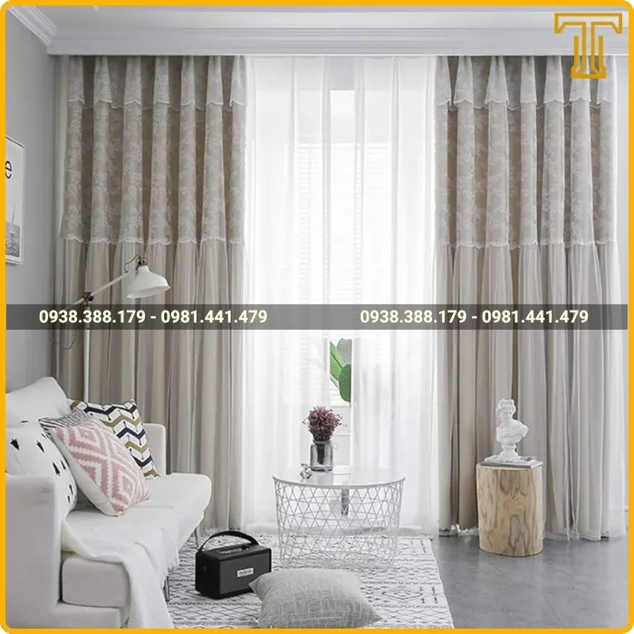 Rèm Vải 2 Lớp Cho Phòng Ngủ